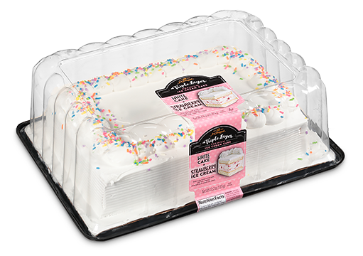 Jon Donaire Strawberry happy birthday ice cream cake