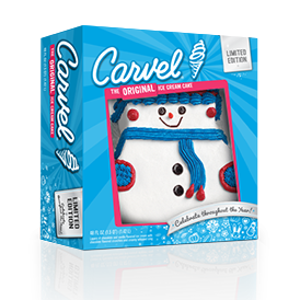 Carvel Snowman Ice Cream Cake