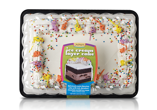 Jon Donaire Chocolate Ice Cream Layer Cake with Chocolate Cake