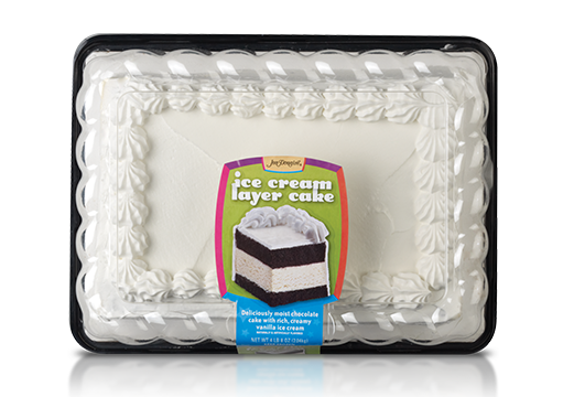 Jon Donaire Vanilla Ice Cream Layer Cake with Chocolate Cake