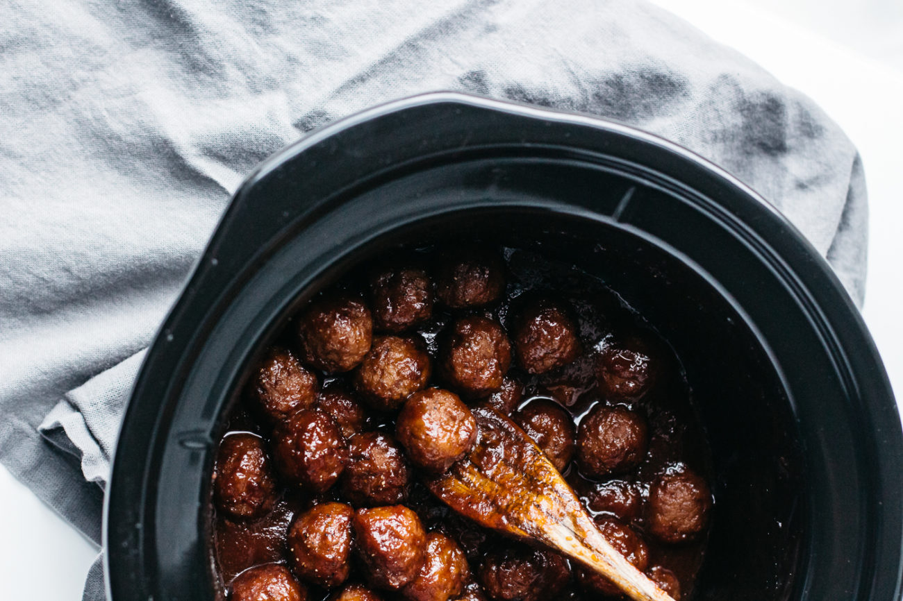 Farm Rich Apple Butter Crockpot Meatballs