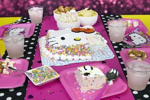 Hello Kitty Birthday Ice Cream Cake