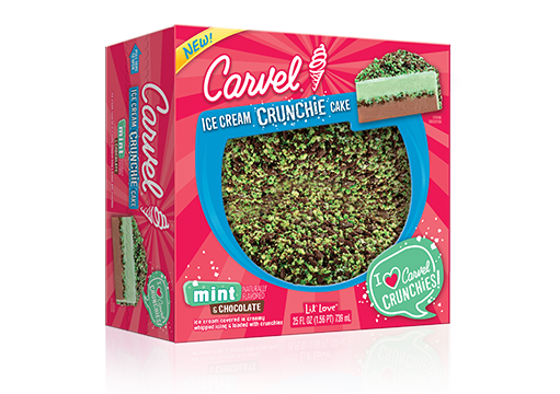 Carvel Lil’ Love Mint Chocolate Ice Cream Crunchie Cake