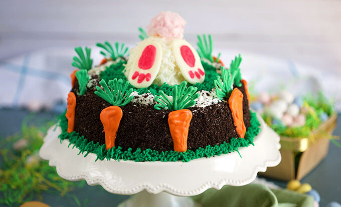 OREO Easter Bunny Ice Cream Cake