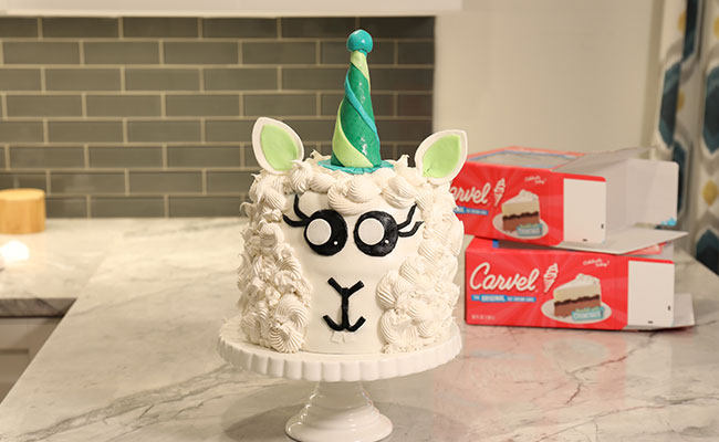 Purple Party Llama Cake - Hayley Cakes and Cookies Hayley Cakes and Cookies