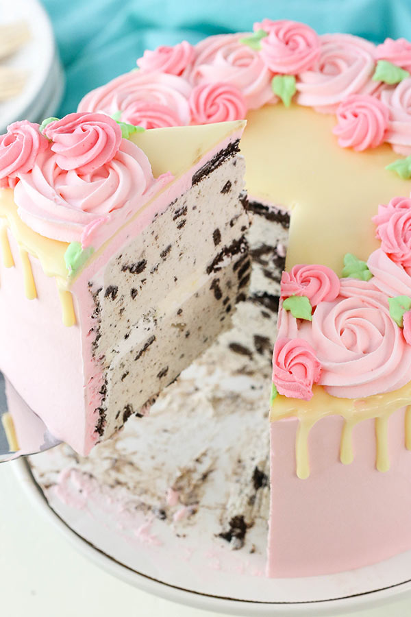 Easy Homemade Ice Cream Cake (Just 3 Ingredients!)