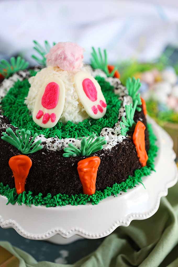 easter bunny butt cake