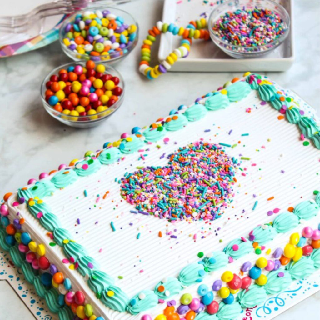 Carvel Family Sized Confetti Ice Cream Cake