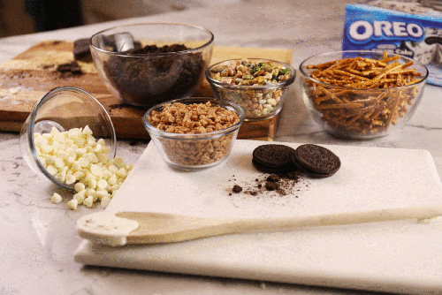 oreo and pretzel sticks