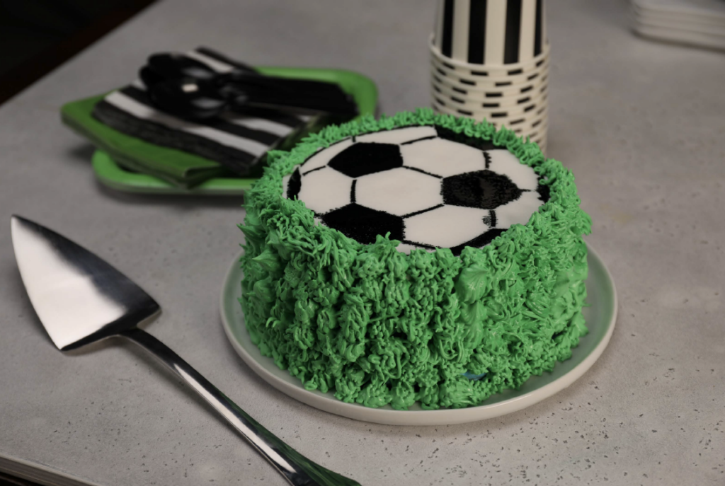 soccer ball cake