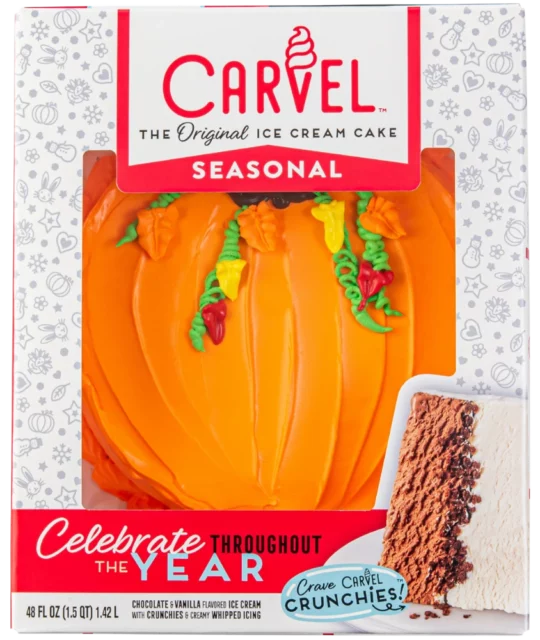 Carvel pumpkin ice cream cake