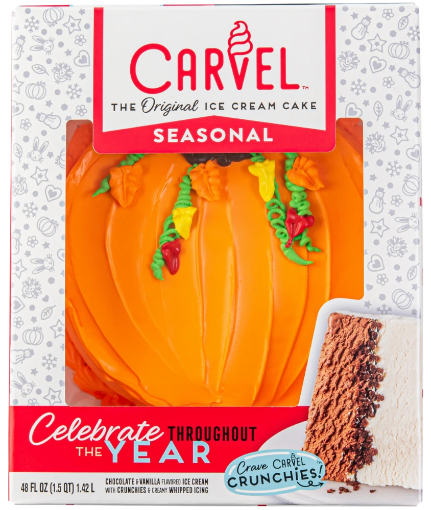 Carvel pumpkin ice cream cake